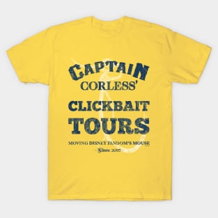 Captain Corless' Clickbait Tours - WDWNT.com T-Shirt